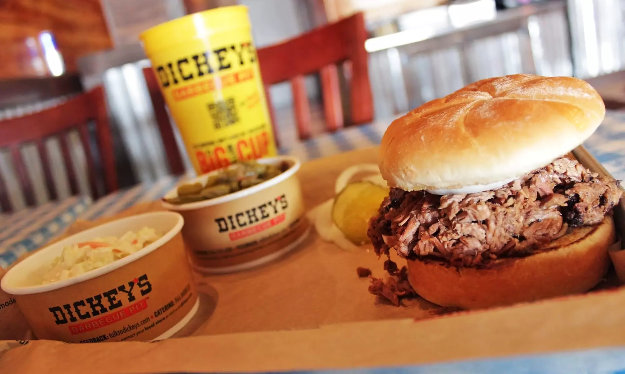 $19 for Two Groupons, Each Good for $16 Worth of Barbecue at Dickey's Barbecue Pit ($32 Value) - Second Medium