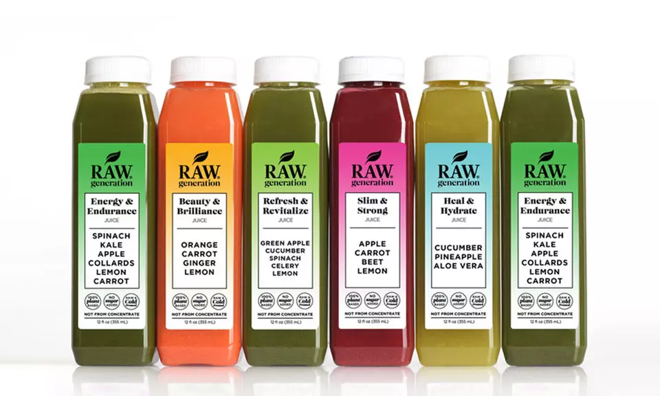 Three-, Five-, or Seven-Day Skinny Juice Cleanse from Raw Generation (65% Off) - Primary Image