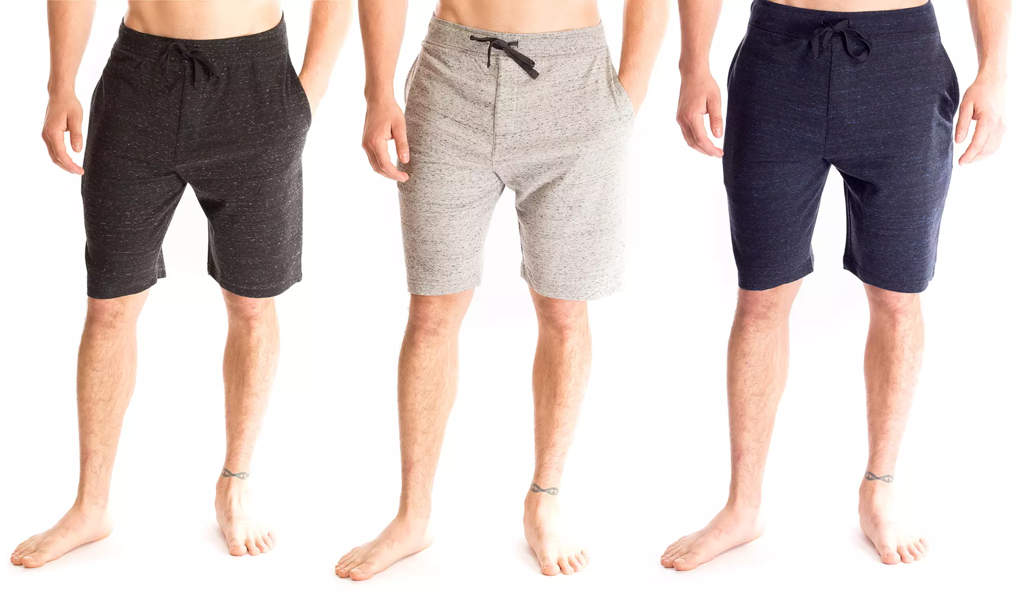 Bottoms Out Men's Sleep and Lounge Shorts (3 Pack) (Size L) - Primary Image