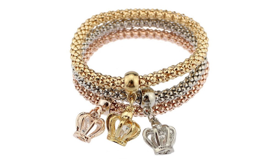 Image 6: Triple Charm Bracelets