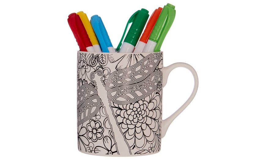 Image 5: Premier Housewares Colour-In Mug