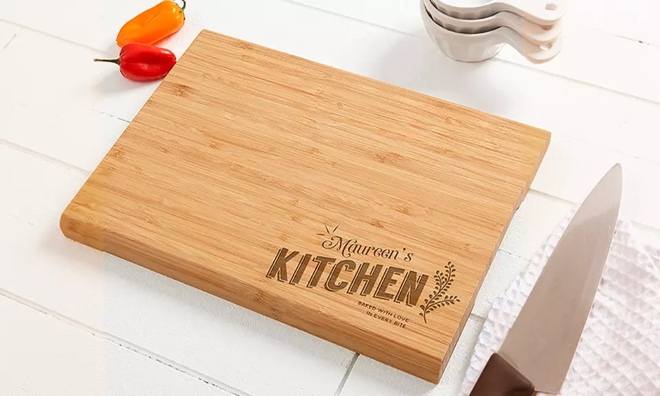 Custom Engraved Cutting Board from PersonalizationMall.com - Second Medium