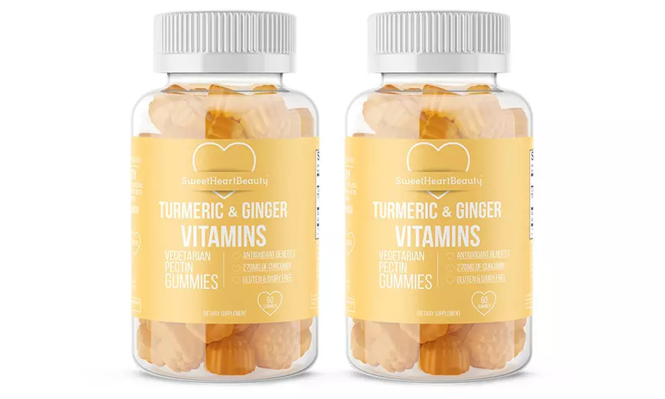 Premium Turmeric and Ginger Gummies (1- or 2-Pack) - Second Medium