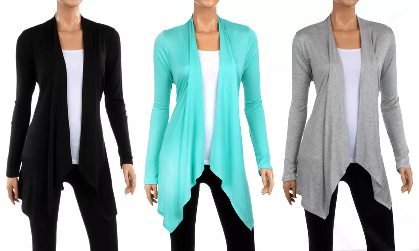 Women's Spring Draped Cardigan (2-Pack). Plus Sizes Available - Primary Image
