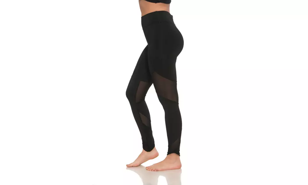 Women's High-Waisted Active Leggings. Plus Sizes Available - Second Medium