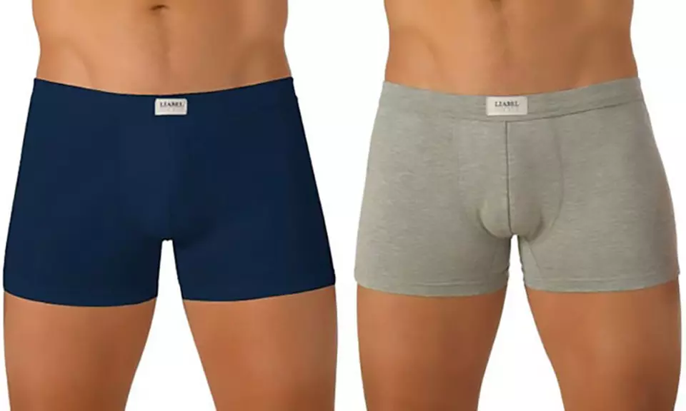 Set da 6 boxer o slip in cotone bielastico Seamless Liabel