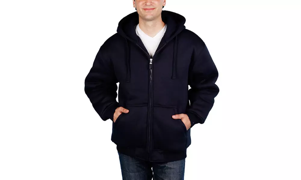 Maxxsel Men's Thermal Insulated Heavy Duty Fleece Hoodie (S-5XL) - Second Medium
