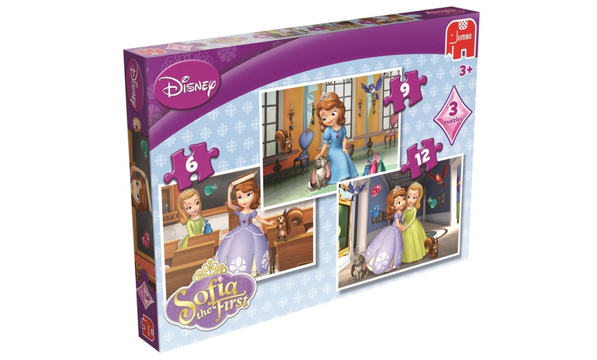 Image 1: Disney Sofia The First Puzzle Set