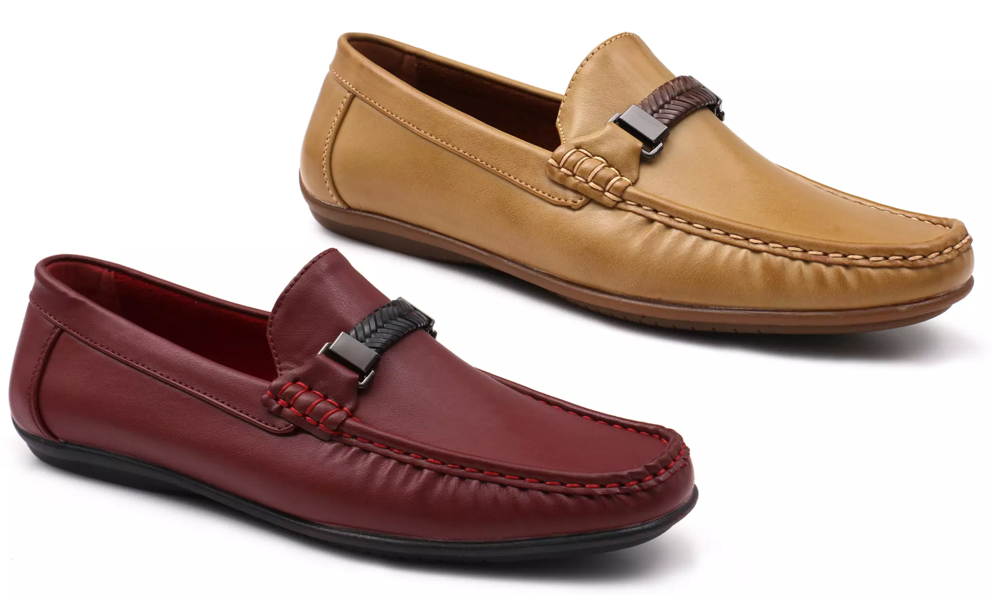 Members Only Men's Casual Moccasin Loafers - Primary Image