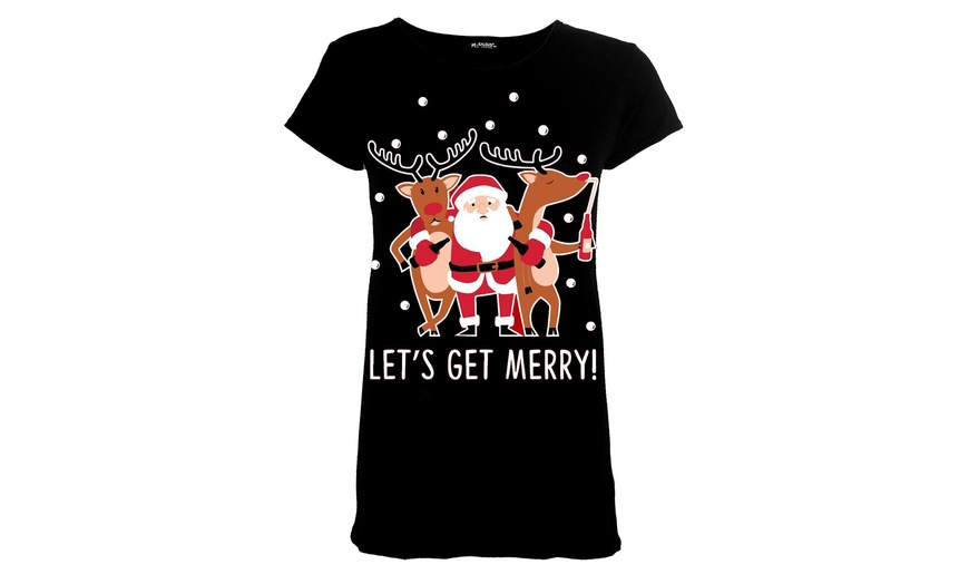 Image 2: T-shirt imprimé de Noël