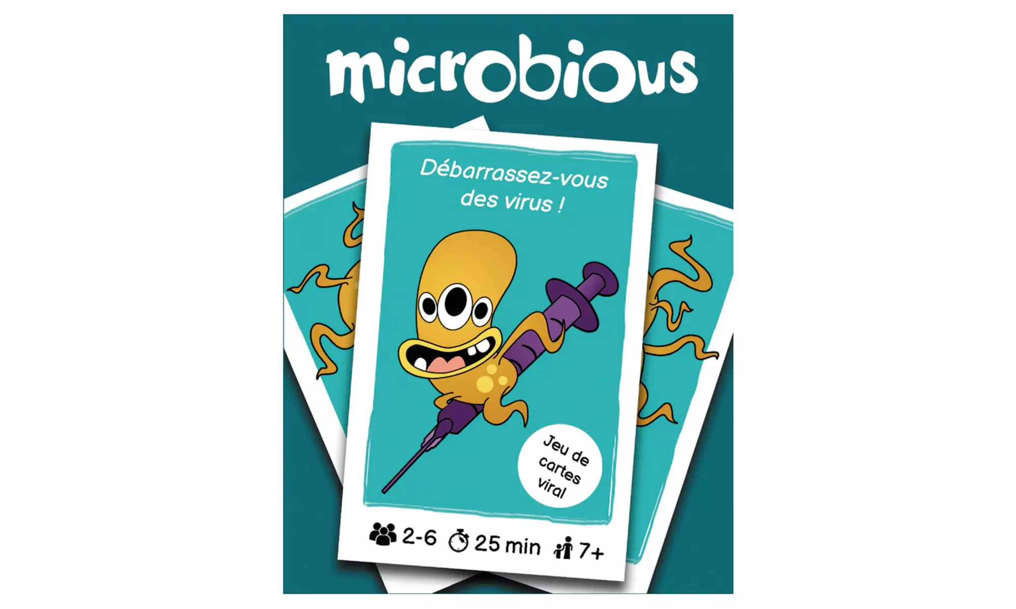 Jeu de cartes Microbious dès 7 ans - Primary Image