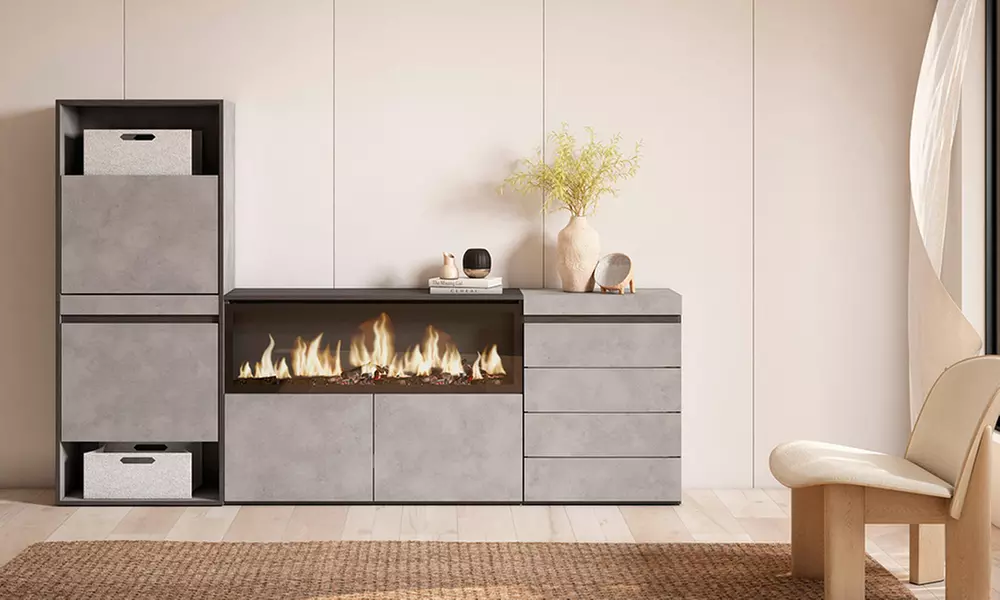 Scarpiera, Credenza, Camino elettrico