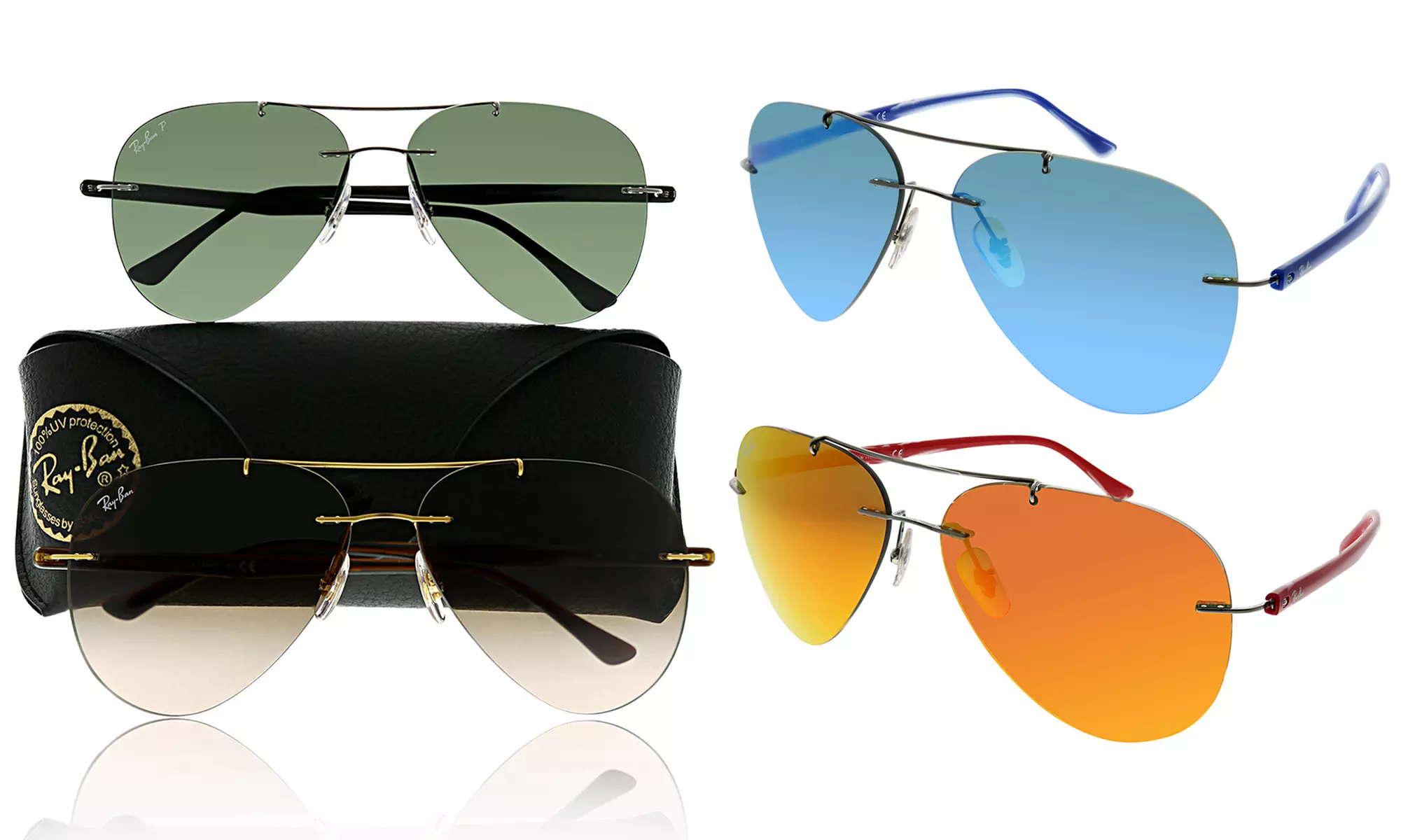 Ray-Ban Tech Aviator Sunglasses for Men and Women - Primary Image