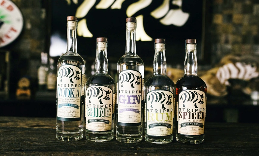 Image 1: $25 or $50 Towards Drinks at a Charleston Distillery