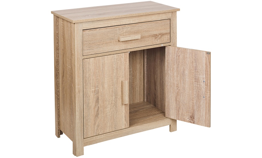 Image 5: Wood Veneer Bedside Cabinets