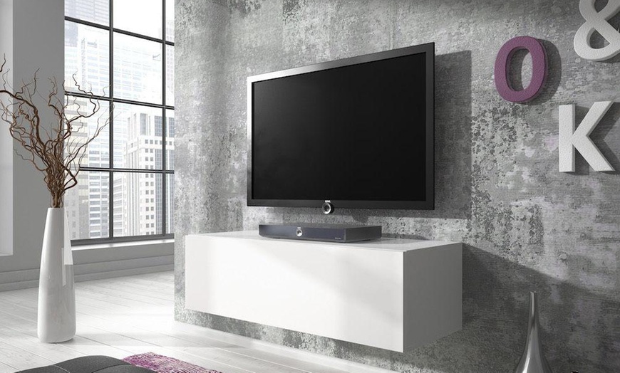 Image 3: E-Com Rocco Floating TV Unit