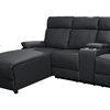 Image 4: DS Living Sorento 3 Seater Leather Corner Reclining Sofa