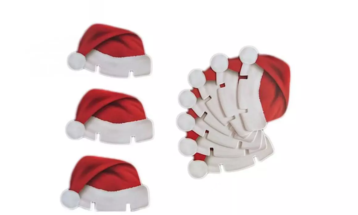 Sets de 10, 20 ou 40 décorations Noël pour verres - Second Medium