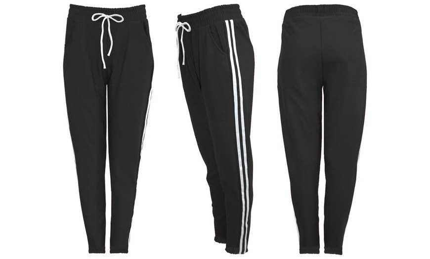 Image 5: Side-Stripe Sports Pants