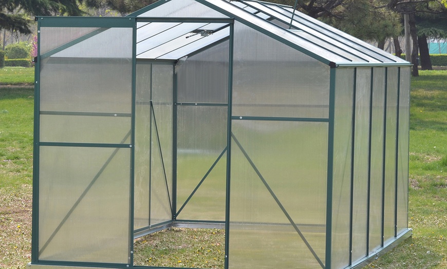 Image 3: Aluminium Greenhouse 10ft x 6ft 