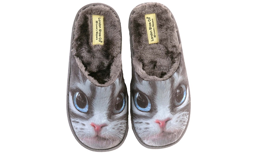 Image 6: Women's Animal-Print Slippers