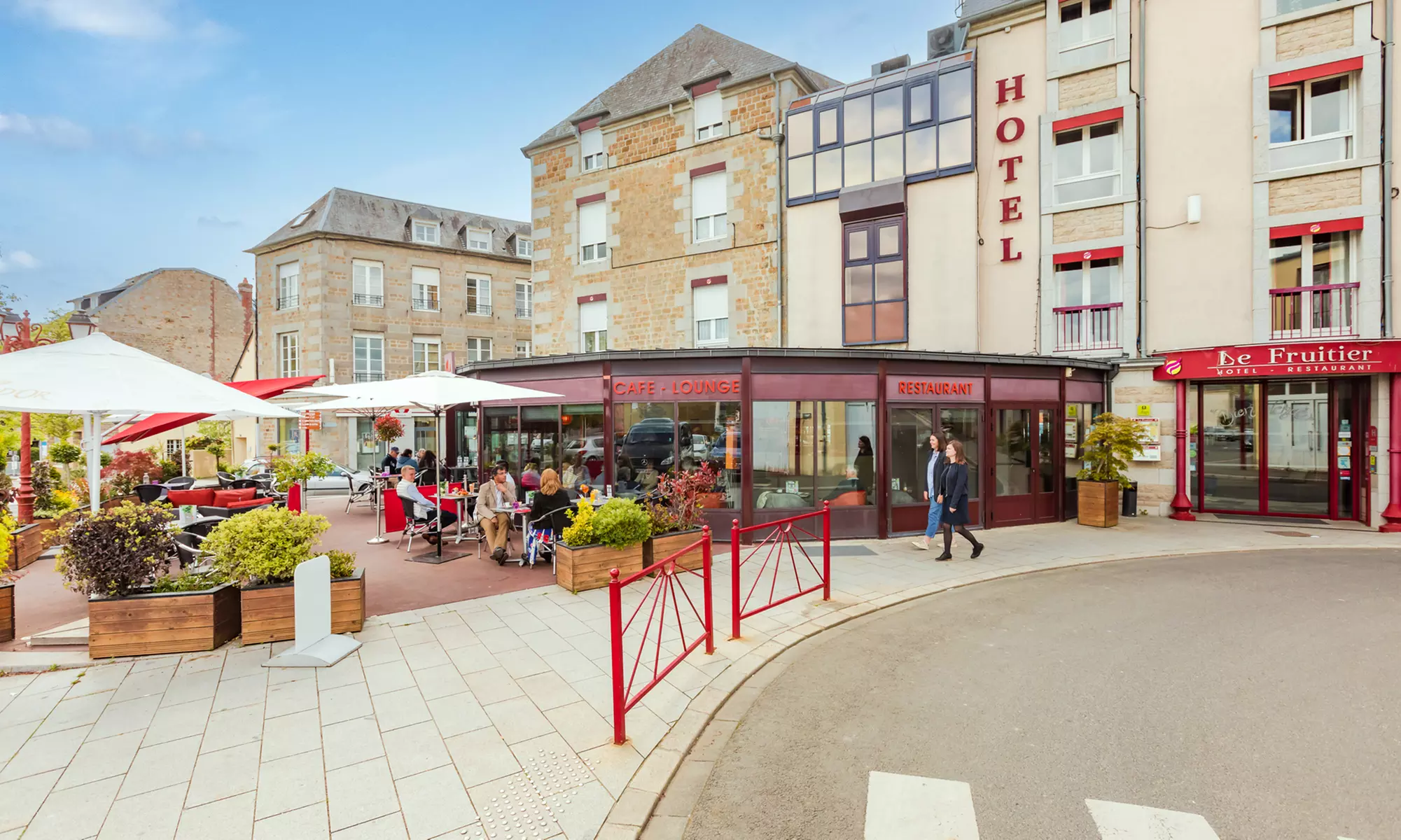 Normandie : chambre double Céleste et petit-déjeuner