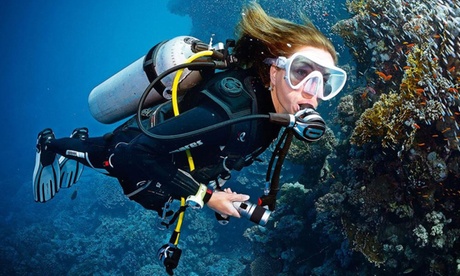 Para 2 personas: bautizo de buceo con material fotos y vídeos