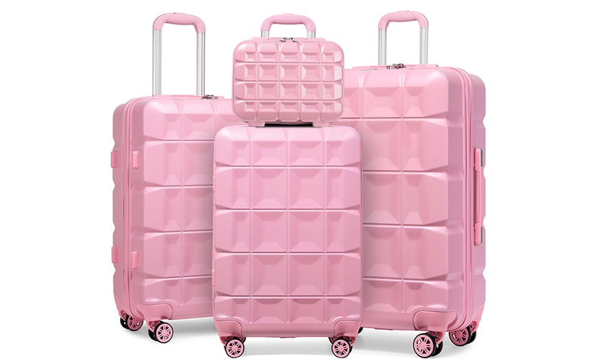 Image 8: One or Four Lightweight Suitcases with TSA Locks