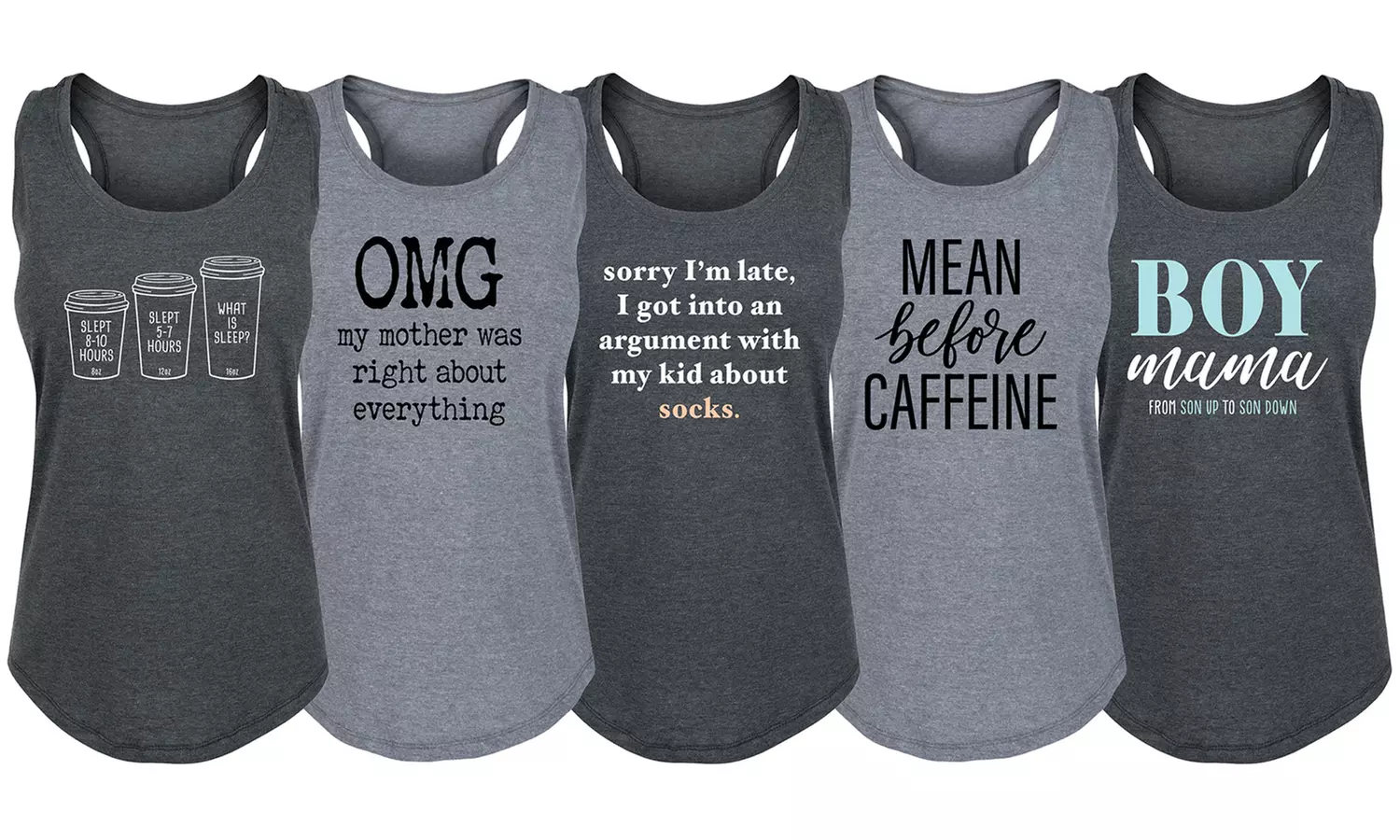 Instant Message: Women's Funny Mama Life Tanks. Plus Sizes Available. - Primary Image