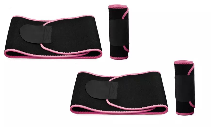 Image 16: Neoprene Sweat Waist Trainer