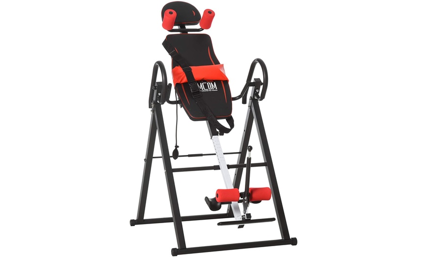 Image 2: HomCom Inversion Table