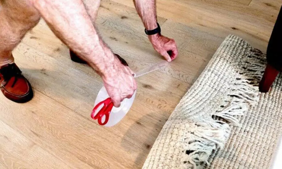 1, 2 ou 4 bandes adhésives antidérapantes pour tapis - Primary Image