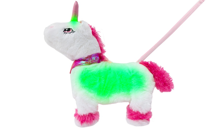 Image 1: Walking Unicorn Toy on Lead