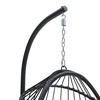 Image 25: Outdoor Hanging Egg Chair with Cushion
