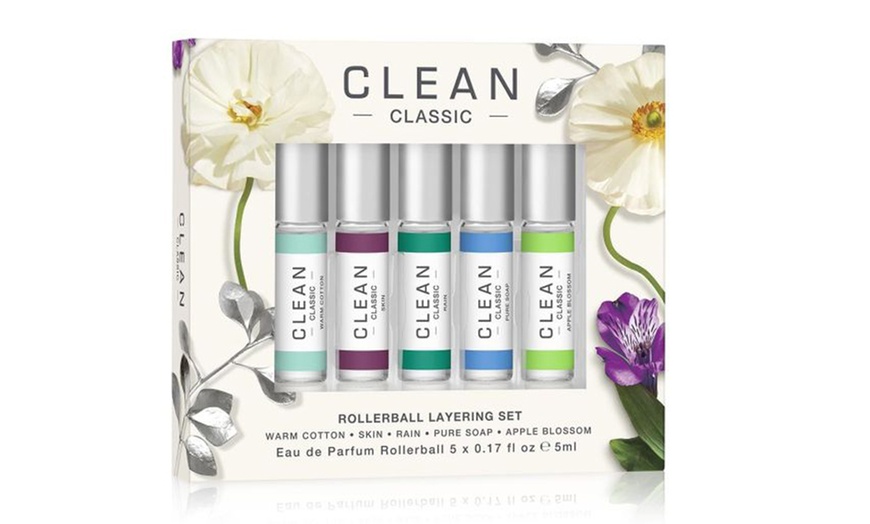 Image 1: Clean Rollerball Layering Gift Set