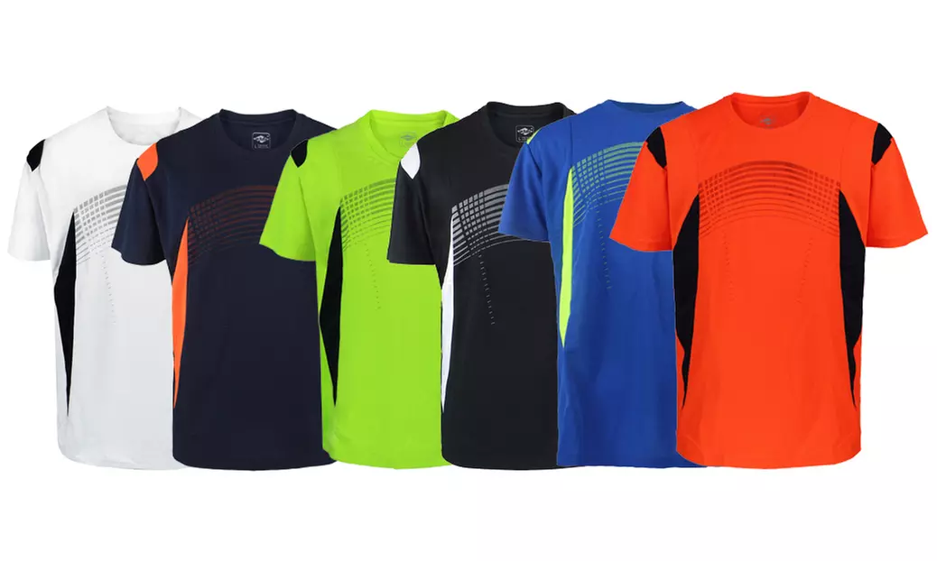 4-Pack LeeHanTon Men's Active Moisture Wicking Tee (S-3XL) - Primary Image
