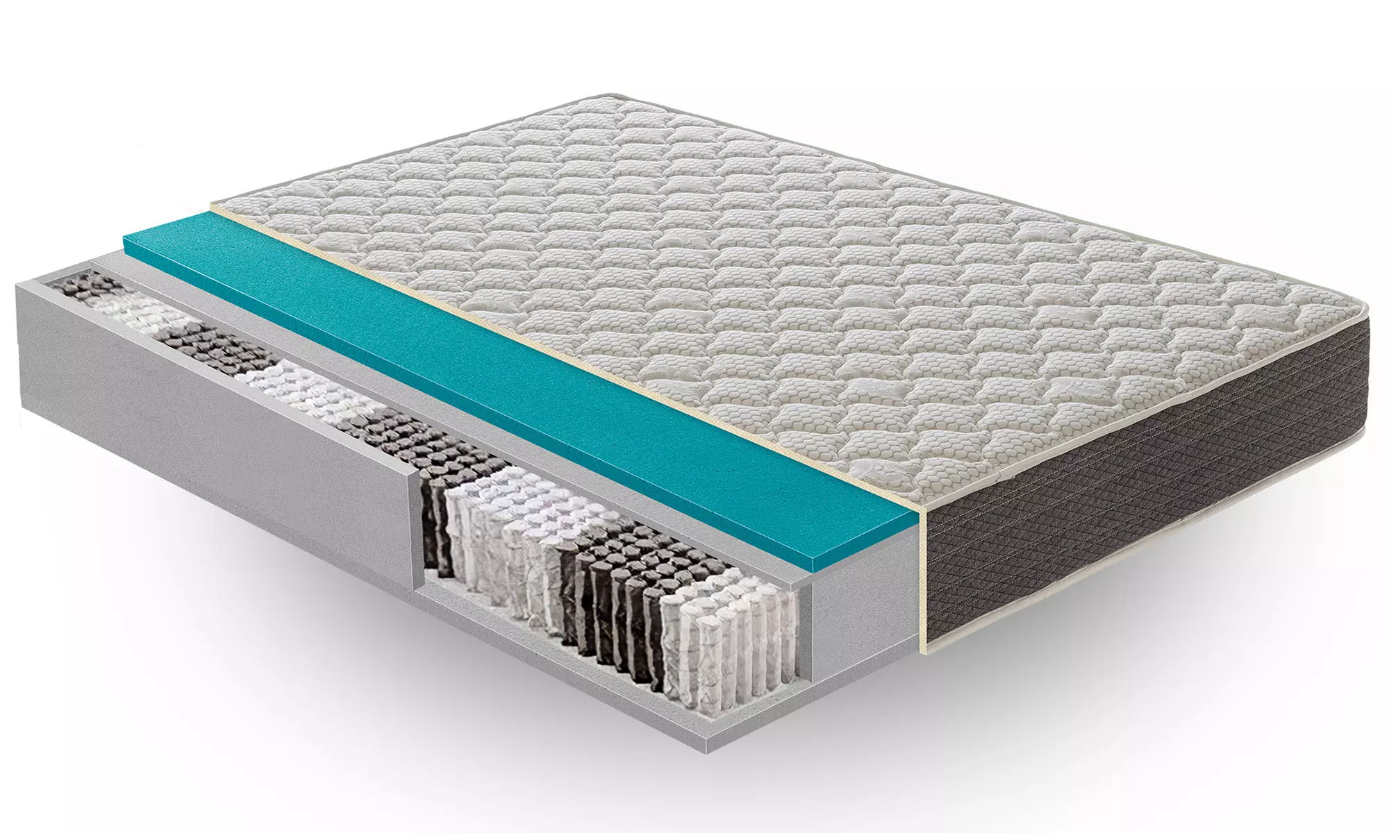 Matelas à mémoire de forme de 30 cm avec ressorts indépendants