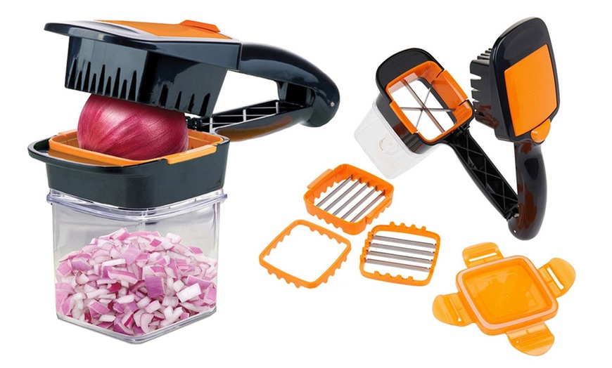 Image 1: 5-in-1 Handheld Kitchen Slicer
