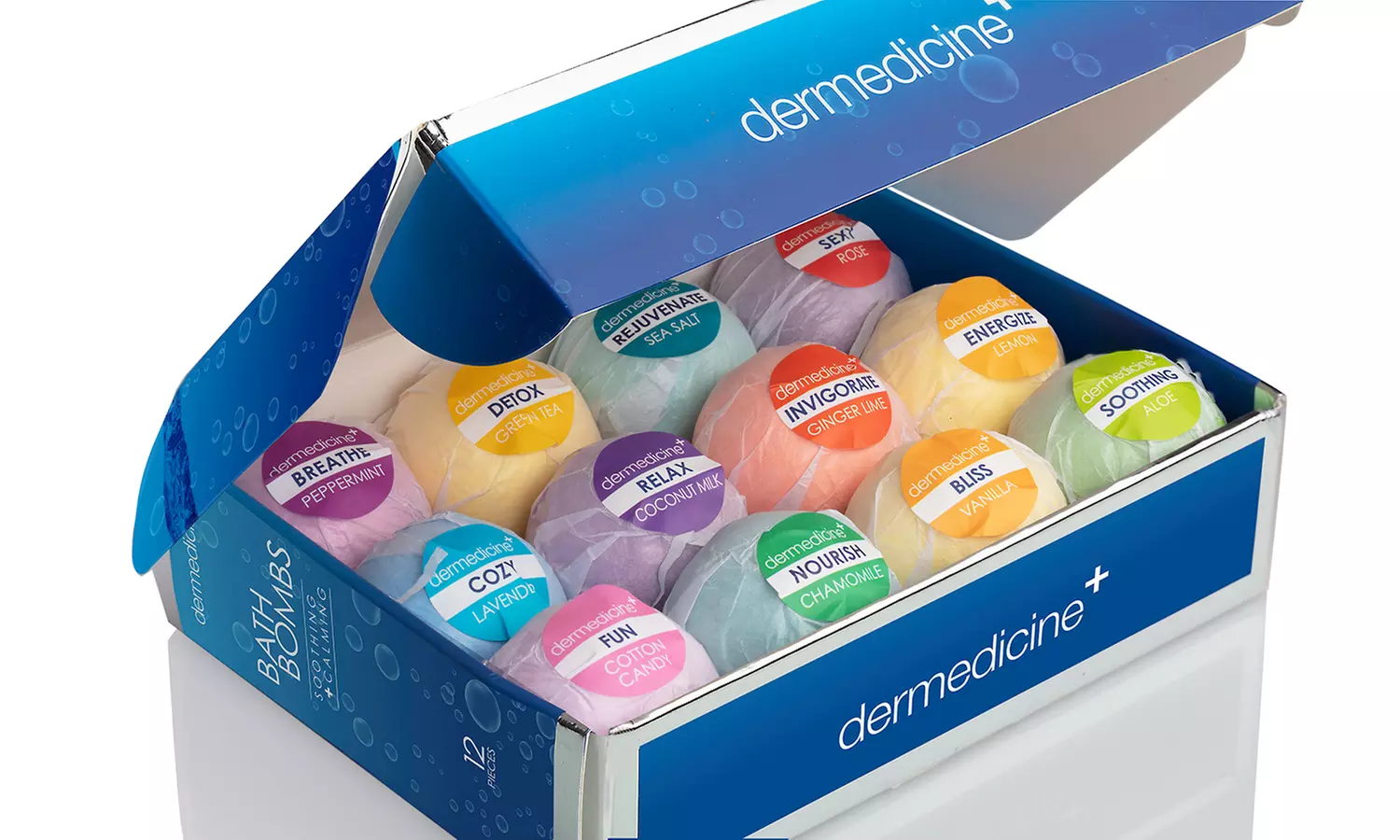 Soothing & Calming Bath Bomb Gift Sets (6- or 12-Piece) - Primary Image