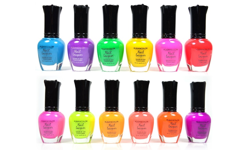 Kleancolor Neon Colors Nail Polish Set 12 Piece Groupon 9864