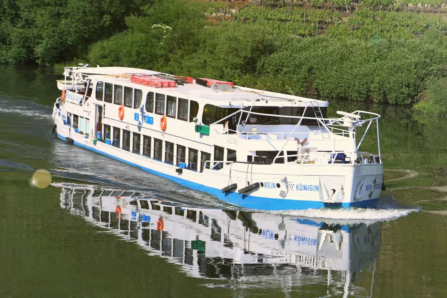 Rundfahrt mit Sonntagsfrühstück auf der MS Weinköniging für 2 Personen mit Neckar-Käpt'n (49% sparen) - Primary Image