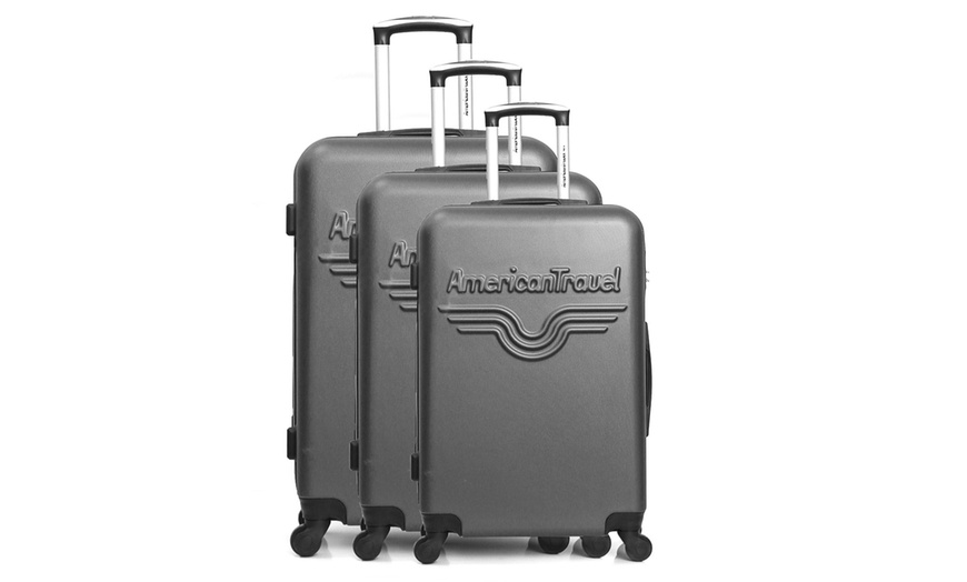 Image 17: Three American Travel Suitcases