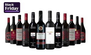 12 Bottles of Connoisseur Collection Premium Red Mixed Wine