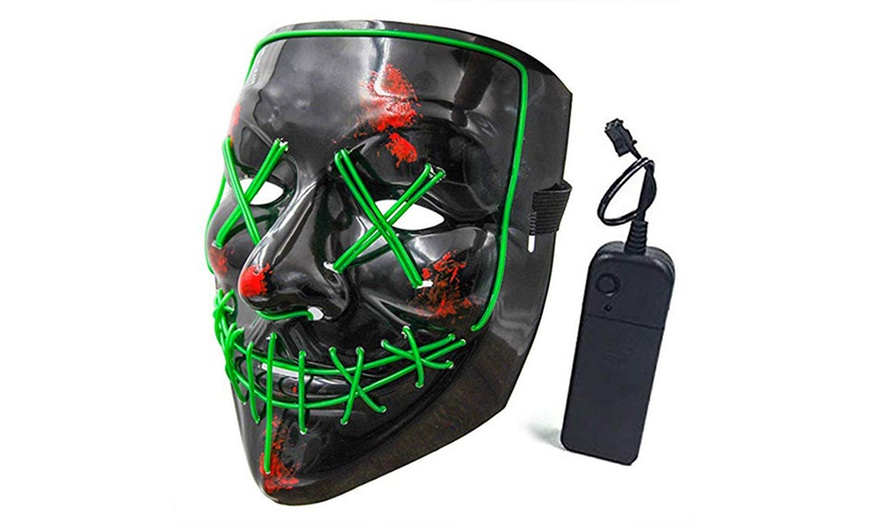 Image 22: Halloween Horror Movie LED Mask