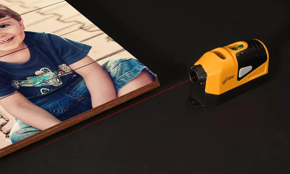 Photo on Wood Planks with Free Picture-Hanging Laser Level from Photography.com (Up to 79% Off). Three sizes. - Image 3