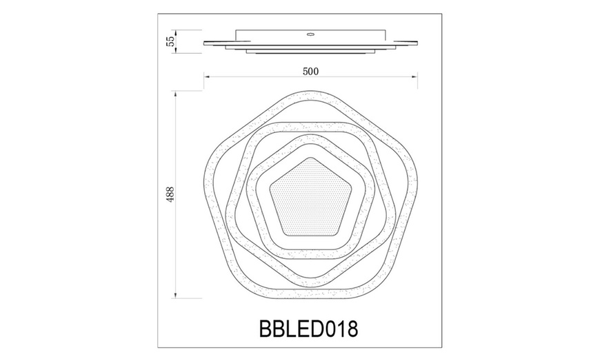 Image 2: Lampadari e plafoniere LED