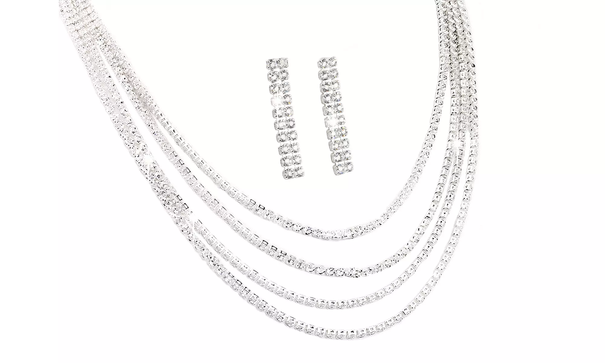 1 ou 2 ensembles de bijoux Cyrus ornés de cristaux de Swarovski - Primary Image