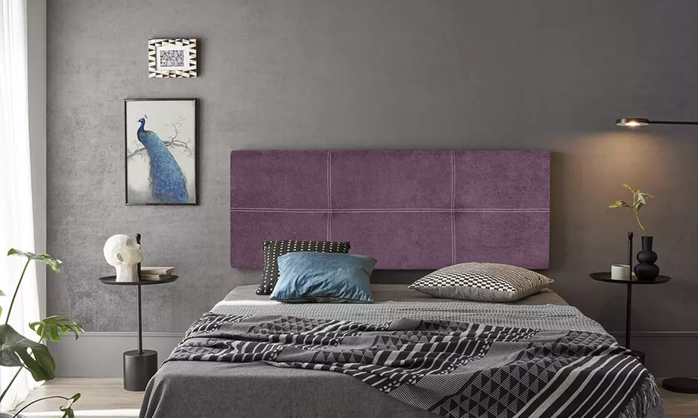 Cabecero Dalia tapizado en tela nido antimanchas Acualine