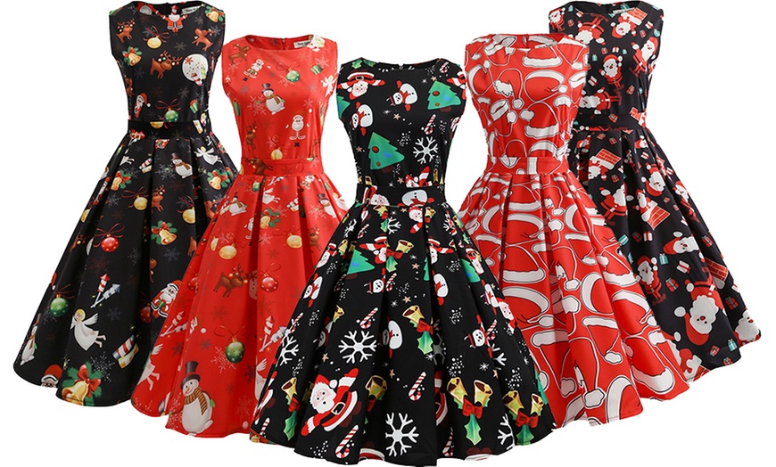 Image 1: One or Two Christmas Flare Cocktail Dress(es) from Fancycustomize