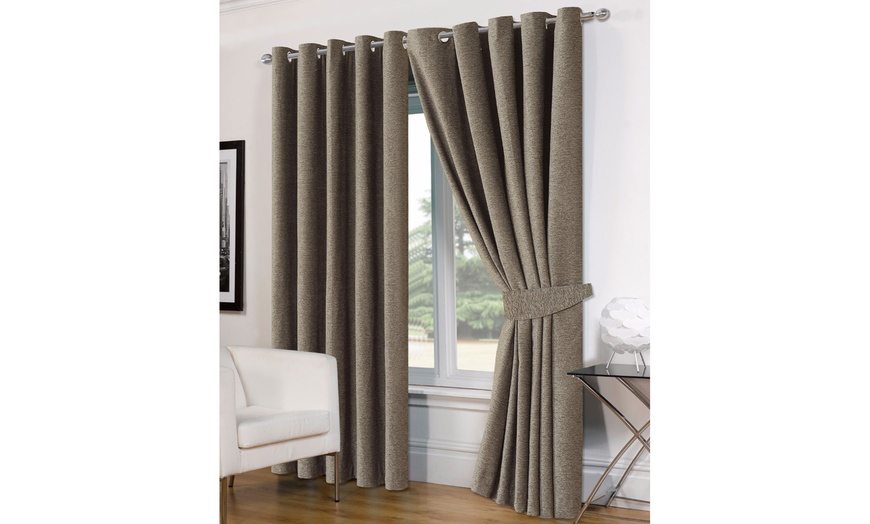 Image 5: Chenille Blackout Curtains 
